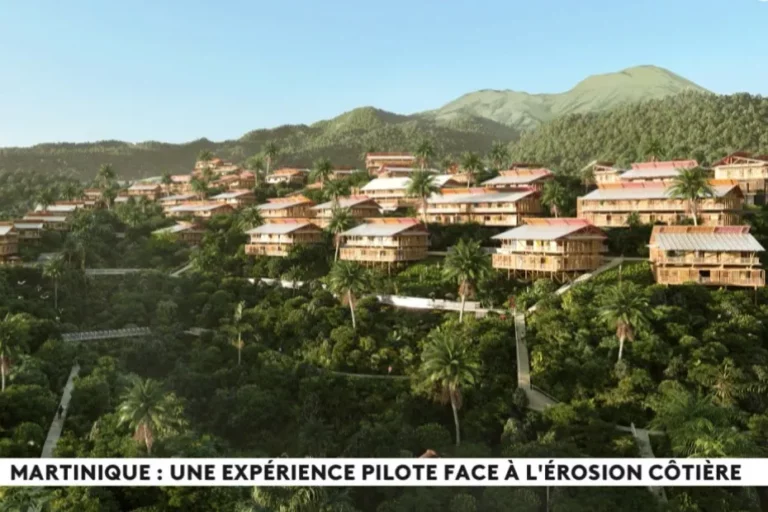 Délocalisation d’un quartier du Prêcheur en Martinique pour faire face à l’érosion du littoral, à la une de l’info Outre-mer.