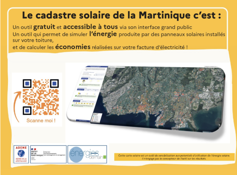 Une nouvelle fonctionnalité pour le cadastre solaire de Martinique !