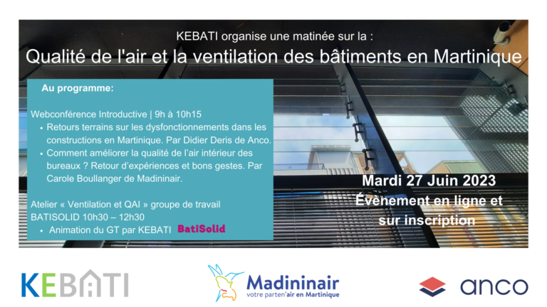 Qualité de l’air et la ventilation des bâtiments en Martinique